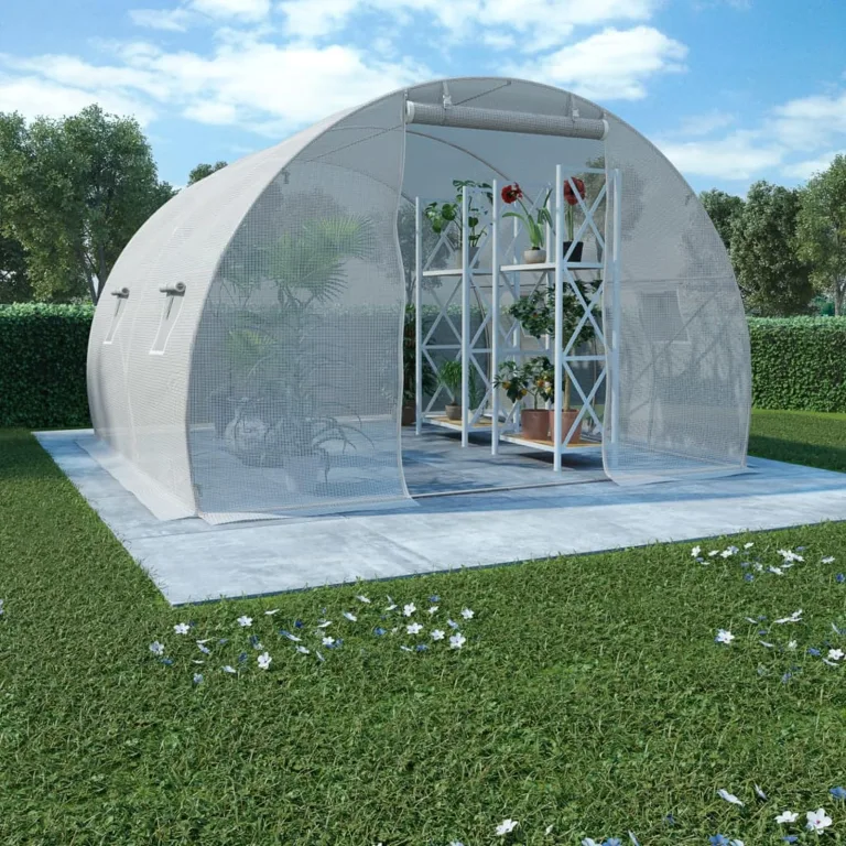 Gewächshaus Großes Pflanzenhaus 300x300x200 cm PE-Netz & Verzinkter Stahl Model45749 – Bild 2