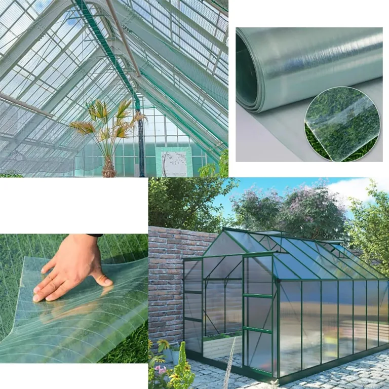 Kunststoff-Dachplatten Polycarbonat 0,8 mm Kunststoffplatten für Gewächshaus UV-beständige Vollplatten Überdachung Fenster Wintergarten Dachfolie(Size:0.6 * 1m,Color:0.8mm) – Bild 4