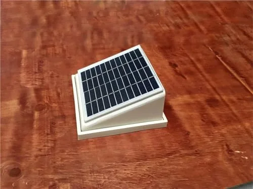 Dachventilator, 68CFM Plastiksolarventilator-Auszieher-Luftkanal-Durchmesser 120mm des Wand-Ventilator-2.5W for Hallen-Gewächshaus – Bild 9