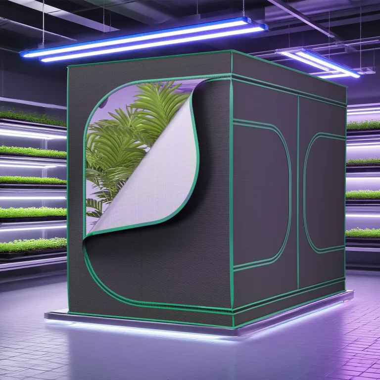 Aufun Grow Zelt für Pflanzen Zuchtzelt Gewächshaus Box Zuchtschrank Anzucht Gemüse Kräuter Grow Schrank, Indoor Anbauzelt, Growroom für Blumen klein Tomaten Hydro Green, Größe:240x120x200cm – Bild 9