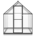 Refined Gewächshaus mit Fundamentrahmen Anthrazit 169x169x202 cm Alu - Thumbnail 3
