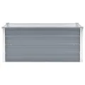 Hochbeet Metall Premium hochbeet Balkon oder Garten Pflanzkasten Hochbeete-Kit Kräuterbeet Balkon Hochbeet Hochbeete für Garten Verzinkter Stahl 100x40x45 cm Grau - Thumbnail 3
