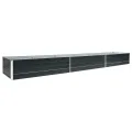 Hochbeet Metall Premium hochbeet Balkon oder Garten Pflanzkasten Hochbeete-Kit Kräuterbeet Balkon Hochbeet Hochbeete für Garten Stahl 480x80x45 cm Anthrazit - Thumbnail 2