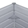 Hochbeet aus Metall Modulares Hochbeete-Kit Rostfreie Hochbeete für Garten aus Premium Zn-Al-Mg Hoch Gemüsebeet 320 x 40 x 77 cm Verzinkter Stahl Grau - Thumbnail 6