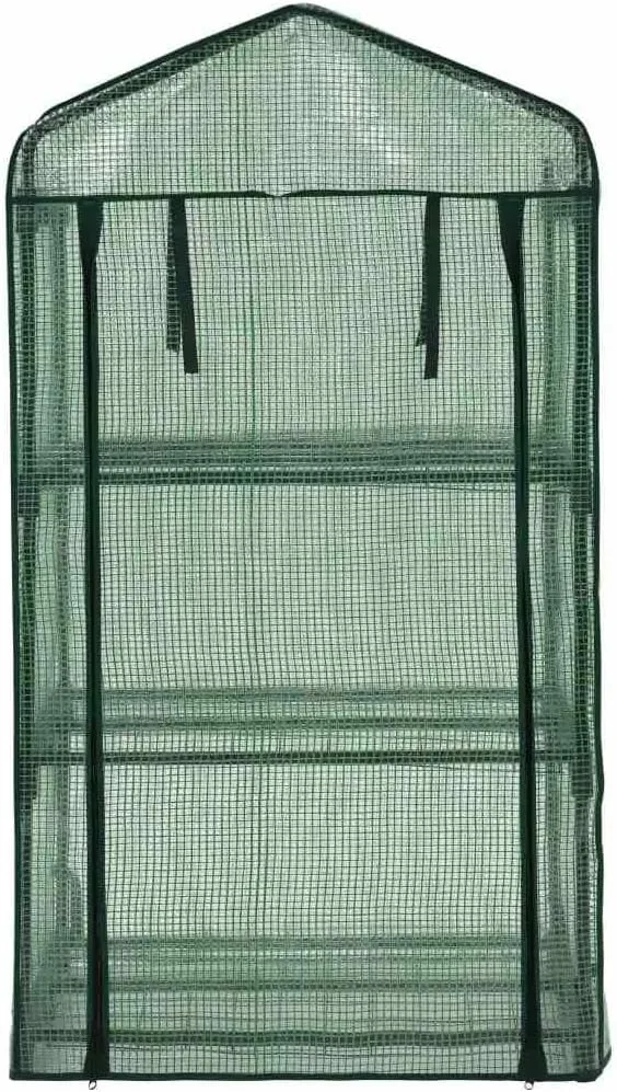 SKM 3-stufiges Mini-Gewächshaus 69 x 49 x 125 cm,Heim & Garten,Rasen & Garten,Gartenpflege,Gewächshäuser,Grün,3.75 kg,46917 – Bild 5