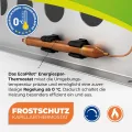 Bio Green Gas-gewächshausheizung EcoPilot, 4500 Watt, Silber, Thermostat-Regelbereich: 0° – 20° C, Edelstahl, Outdoor, Gas, 38x17x40 cm, für Gewächshäuser bis 22m², Bodenmontage - Thumbnail 4