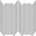 100 Stück Gewächshaus Klammern, Gewächshausklammern, Edelstahl Hohlkammerplatten Klammern, Gewächshausklemmern, W-Gewächshausclips Zur Befestigung Von Hohlkammerplatten Gewächshaus Platten - Thumbnail 8