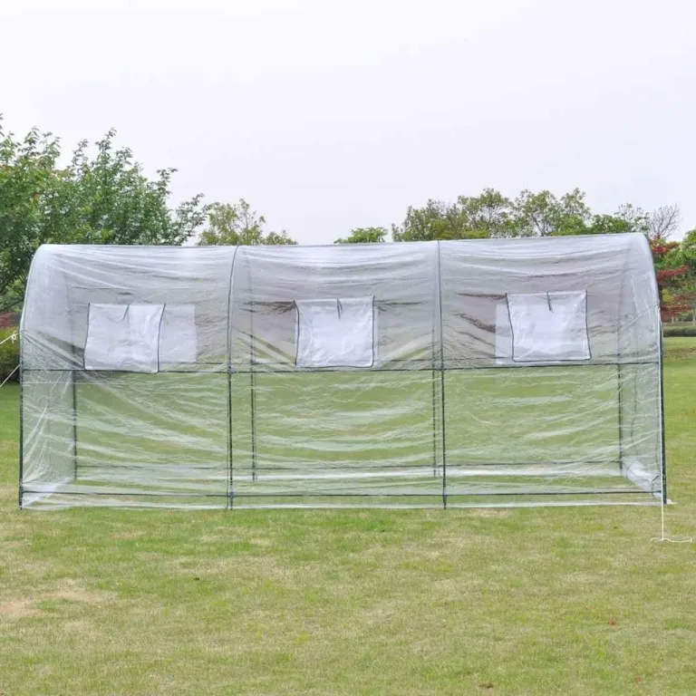 INLIFE Gewächshaus Groß & Mobil,Heim & Garten,Rasen & Garten,Gartenpflege,Gewächshäuser,Transparent,10.45 KG,40785 – Bild 4