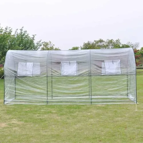 INLIFE Gewächshaus Groß & Mobil,Heim & Garten,Rasen & Garten,Gartenpflege,Gewächshäuser,Transparent,10.45 KG,40785 – Bild 10