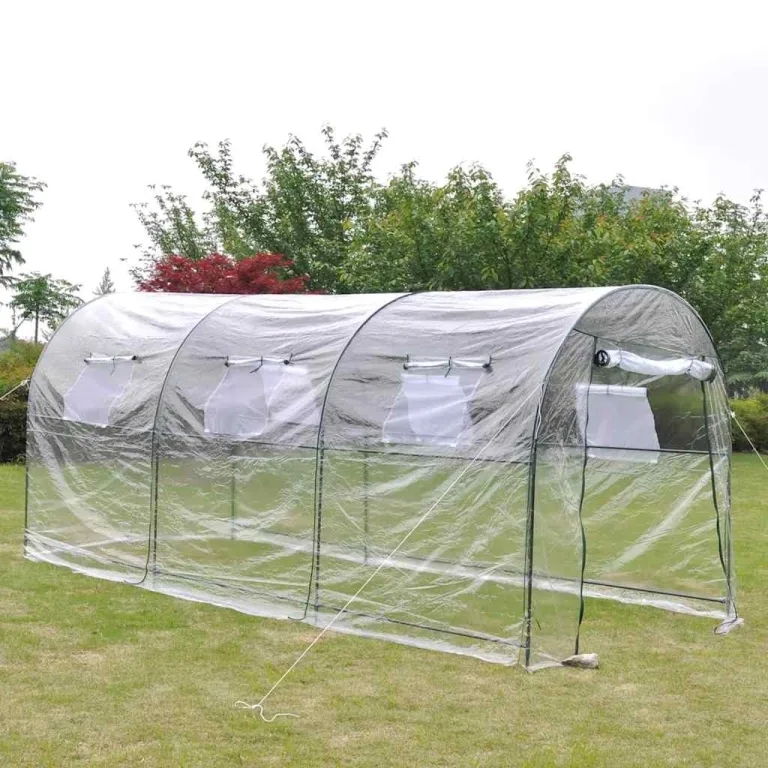 INLIFE Gewächshaus Groß & Mobil,Heim & Garten,Rasen & Garten,Gartenpflege,Gewächshäuser,Transparent,10.45 KG,40785 – Bild 1