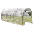 INLIFE Gewächshaus Groß & Mobil,Heim & Garten,Rasen & Garten,Gartenpflege,Gewächshäuser,Transparent,10.45 KG,40785 - Thumbnail 2