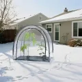 Ideoon Robustes Foliengewächshaus und Überwinterungszelt, 175x186x84 cm: EIN Pflanzenschutz für optimale Ernte & frostfreie Pflege - Thumbnail 5