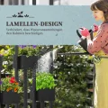 Outsunny Hochbeet mit Rankgitter Körbe, Holz Pflanzkasten Pflanzkübel Blumenkasten, 90 x 45 x 170 cm für Garten Balkon Terrasse, Blumenkübel für Kletterpflanzen Korbpflanzen, Blumen - Thumbnail 6