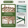 Bamworld Tomatengewächshaus Mini mit Pflanzenlampe – 3-stufiges Gewächshaus Klein als stabiles Foliengewächshaus für Balkon, Terrasse and Wintergarten - Thumbnail 6