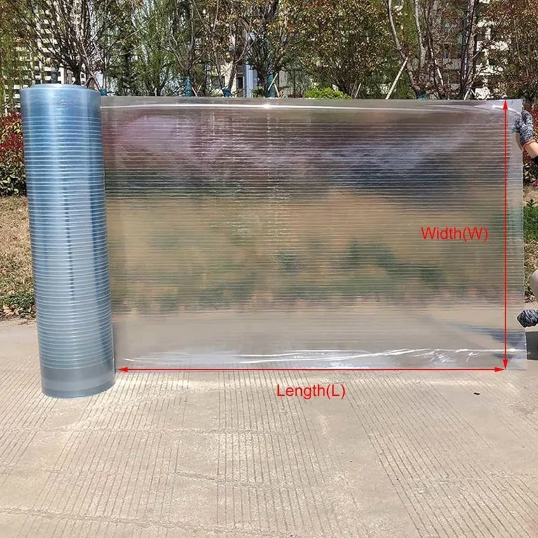 Polycarbonat Dachplatten 0.6x2m, Gewächshausplatten Wetterfest Kunststoffplatte DIY Gewächshaus Platten Polycarbonatplatten Regensichere 2x6.6ft – Bild 7