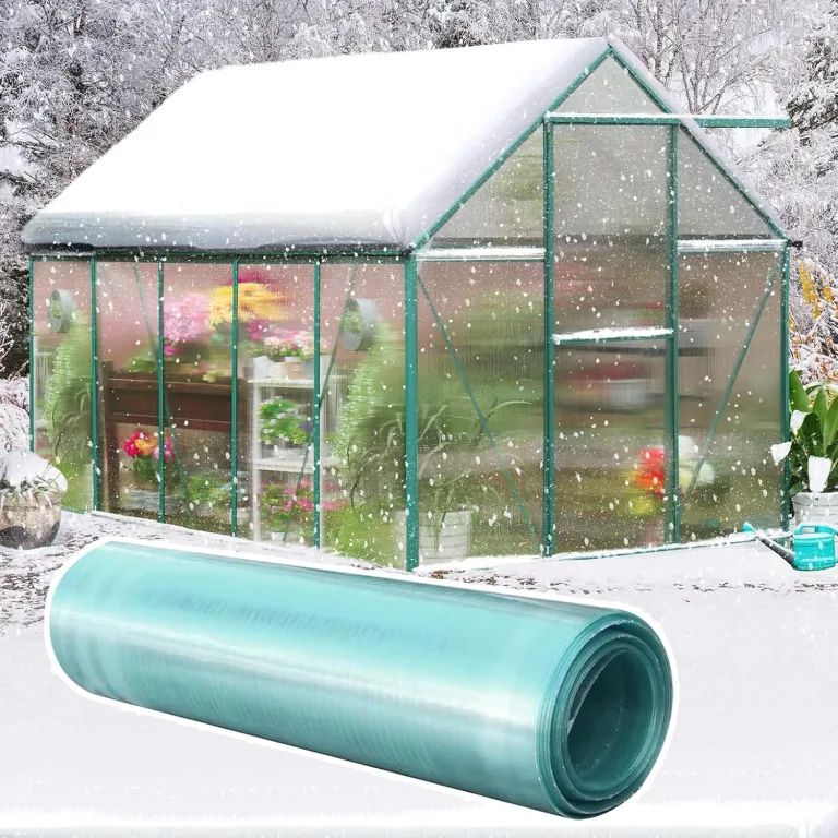 Polycarbonat Dachplatten 0.6x2m, Gewächshausplatten Wetterfest Kunststoffplatte DIY Gewächshaus Platten Polycarbonatplatten Regensichere 2x6.6ft – Bild 3
