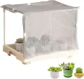 Mini Gewächshaus | Gewächshaus Regale,Gemüseanzucht Set Für Balkon Terrasse Garten Wohnung Kleingarten - Thumbnail 1