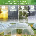 Transparent Gewächshausfolie, 2 x 10M Folie für Gewächshaus Winterfest Extra Dick Reißfest Polyethylen Gartenfolie, Plastikfoliefür Folientunnel für Gartenarbeit Tomatenhaus Treibhaus - Thumbnail 4
