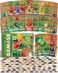 Bio Kräuter- & Gemüsesamen im 100er Set - 100 Kräuter- & Gemüse Samen für den einfachen Anbau im Garten, Balkon oder Hochbeet - Pflanzensamen - Saatgut - Thumbnail 1