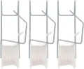 Fabater Tomaten-Rollenhaken, Starkes Schnur-Stützset, 6-teilig, Pflanzenhaken, Verzinkter Stahldraht, Stabil für Gewächshaus-Spalier, Bauernhöfe, Wachstumssaison - Thumbnail 1