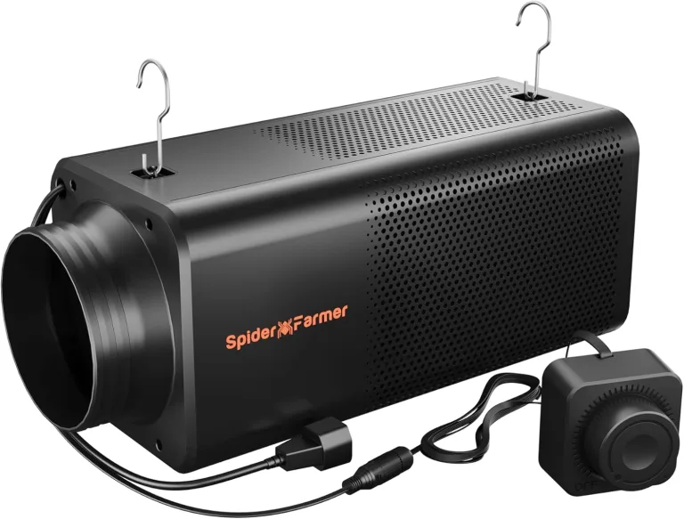 Spider Farmer 2 in 1 Aktivkohlefilter Abluft Lüfter, Rohrventilator 150mm/6 Inch Abluftset, mit RJ12 Drehzahlregler, 62W Grow Ventilator, 345 CFM abluftventilator für Growzelt, Growbox – Bild 1