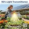 PC Polycarbonat 1 Mm Kunststoffplatten Mit UV-Schutz Bruchsichere Und Wärmedämmende Für Terrassendach Carport Wintergarten Gewächshaus(Size:1x10m,Color:1mm) – Bild 2