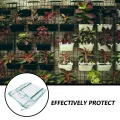 Homoyoyo Mini Gewächshaus Ersatz PVC Abdeckung Frostschutzhaube für Garten Transparentes Anti Freeze Cover Tragbares Pflanzenzelt für Balkon Garten Terrasse Schutz vor Sonne und Kälte - Thumbnail 5