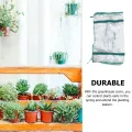 Homoyoyo Mini Gewächshaus Ersatz PVC Abdeckung Frostschutzhaube für Garten Transparentes Anti Freeze Cover Tragbares Pflanzenzelt für Balkon Garten Terrasse Schutz vor Sonne und Kälte - Thumbnail 9