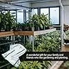 Toyvian Gewächshauszelt mit PVC Abdeckung 69x49x155cm Frostsichere Pflanzenschutzhaube für Gartenregal Vierstufige Kleiner Gewächshaus Blumenschutz für Tomaten Paprika Erdbeeren – Bild 3
