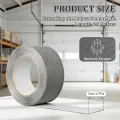 Kantenverschlussband für Hohlkammerplatten, 5cmx25m Klebeband Doppelstegplatten Antidust Schimmelschutz, Antistaubband für Gewächshaus Platten Polycarbonatplatten - Thumbnail 2