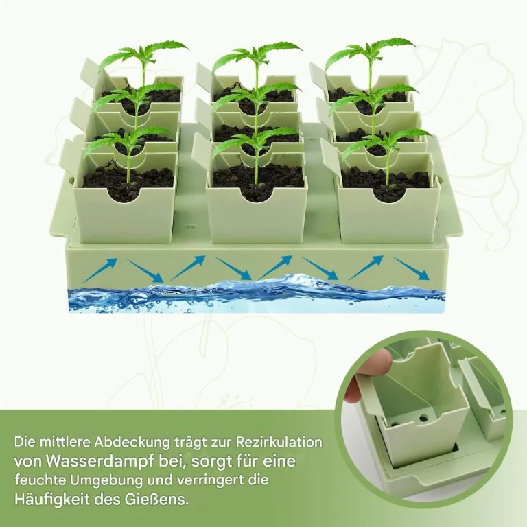 Anzuchtschale mit Untersetzer (Anzuchttöpfe) – Bild 6