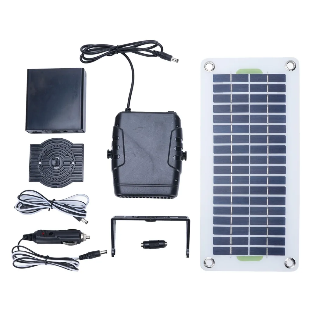 Fockety Solarpanel-Heizung, 30 W Tragbare Hühnerstallheizung für den Winter mit Überhitzungsschutz, Solarbetriebene Heizungen für Gewächshaus, Hundehütte, Außenheizung, Trocknung