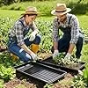 50.8x25.4x4 cm 8 Stücke Pflanzwanne Kunststoff Anzuchtplatte Seed Tray Kein Ablaufloch für Garten Terrassen Gewächshäuser Pflanzen – Bild 2