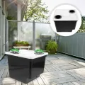 Hydroponischer Pflanzkübel Für Gewächshaus Balkon Garten Kunststoff Eimer Mit 2-Loch Abdeckung Bodenloses Kultursystem Für Gemüse Obst Kräuter - Thumbnail 5