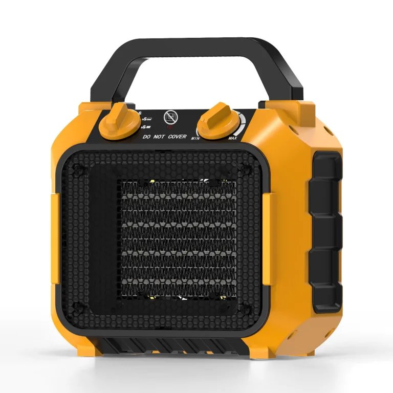 SIAL PC1 Energiesparender Heizlüfter 1000W, 42 dB, Elektroheizung Raumheizung, Elektrischer PTC Keramik Heizkörper, Gewächshausheizung,Heizstrahler Outdoor, Thermostat Heizung，Für Badezimmer, Camping – Bild 1