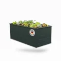 Beckmann Aluminium-Hochbeet Erntewunder – 201x91x75,5 cm – Grün – Mit Schutdach für Pflanzen – Rostfrei & Witterungsbeständig – Inkl. integrierter Schneckensperre – Ergonomische Arbeitshöhe - Thumbnail 8