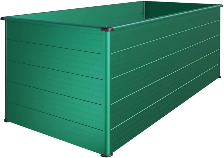 Beckmann Aluminium-Hochbeet Erntewunder 201x91x75,5 cm Anthrazit HAF – Bild 6