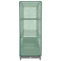 Hommdiy Hochbeet mit Gewächshaus-Aufsatz Rattan-Optik 160x40x123 cm rattanoptik Pflanzkübel Blumenkübel Großer Blumentopf Outdoor Hellgrau - Thumbnail 5