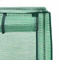 Hommdiy Hochbeet mit Gewächshaus-Aufsatz Rattan-Optik 160x40x123 cm rattanoptik Pflanzkübel Blumenkübel Großer Blumentopf Outdoor Hellgrau - Thumbnail 7
