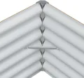 vidaXL Hochbeet Hellbraun 98 x 100 x 36 cm Verzinkter Stahl, Garten & Terrasse, Industriedesign Blumenkasten, Hochbeet für Urban, Moderne Gartenlösungen, robust gebaut - Thumbnail 8