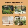 vidaXL Hochbeet Hellbraun 485 x 100 x 36 cm Verzinkter Stahl, Garten- und Terrassen-Pflanzkasten, robuster Stahl-Hochbeet, Coole Gartenlösung für Zuhause, Stadtgärten - Thumbnail 7