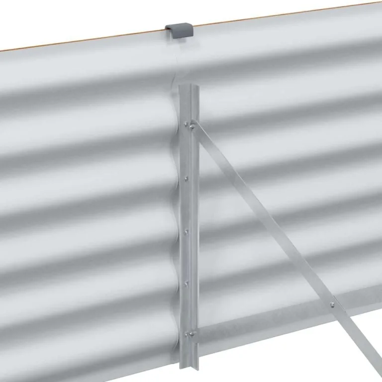 vidaXL Hochbeet Hellbraun 290 x 50 x 36 cm Verzinkter Stahl, Garten & Terrasse, Industriedesign Blumenkasten, Hochbeet für Urban, Moderne Gartenlösungen, robust gebaut – Bild 7