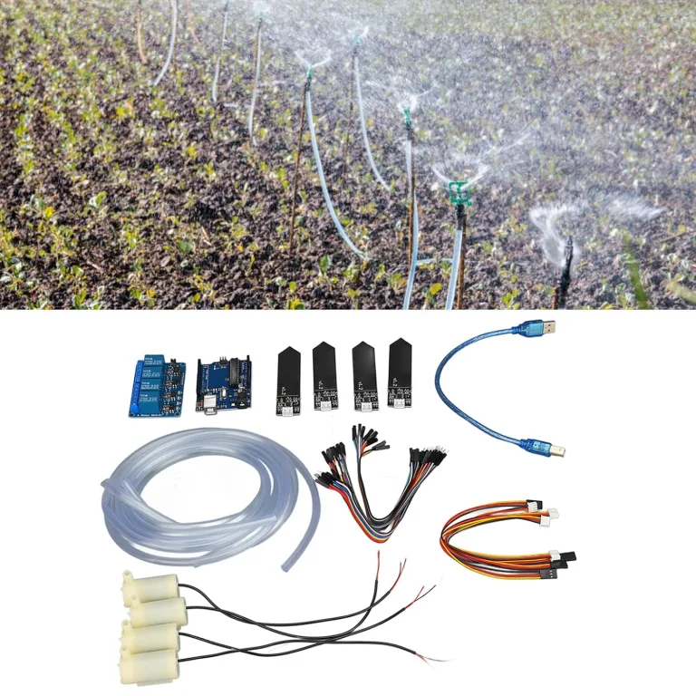 Intelligentes Pflanzenbewässerungssystem, automatisches Bewässerungsset mit Feuchtigkeitssensor, Relaispumpe für Topfpflanzen, Gewächshaus, DIY-Gartenarbeit, ABS-Kunststoff – Bild 7