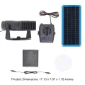 Solare Heizgerät für Hühnerställe, 30W Solarmodul Gewächshausheizer Set mit Überhitzungsschutz, Solarbetriebene Heizung, Warmluftgebläse, Kleine Gewächshausheizer für Auto, Katzen - Thumbnail 7