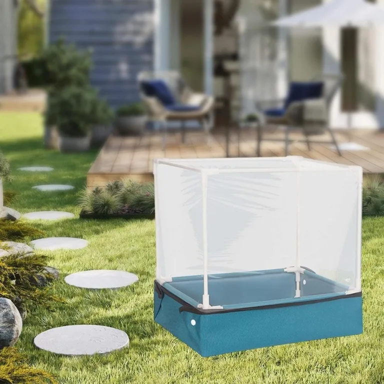 Pilzpflanzkasten Transparenter ökologischer Beobachtungsschuppen für den Innenanbau, 40 x 30 x 40 cm, Oxford-Kunststoff, Mini-Gewächshaus mit witterungsbeständigem Design – Bild 8