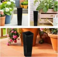 80 Stück Teiliges Hohe Schwarze Kunststoff-pflanztöpfe mit Drainagelöchern Tiefe Anzuchttöpfe für Pflanzen Vielseitig für Innen Außenbereich für Garten Gewächshaus - Thumbnail 7