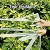 Transparente Plane, strapazierfähig, 13,7 Mil, wasserdicht, 10 x 13 Fuß, transparente Planen mit Ösen, Mehrzweck-Polyester für mittlere Beanspruchung, Allwetter-Plane, Gewächshaus-Kunststoff – Bild 2