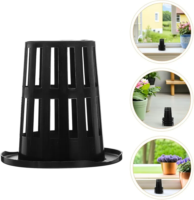100 Stück Hydroponische Pflanzkörbe Schwarze Kunststoff Netztöpfe mit Wurzelschnitt 70mm Hoch für Balkon Gewächshaus und Hydroponik Anzucht – Bild 8