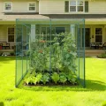 VEVOR Pflanzenschutzzelt, 2900x1940x1940 mm Pflanzenschutznetz, Tür mit Reißverschluss, windbeständiger, Pflanzenkäfig Gewächshaus für Hochbeete im Freien, Garten, Terrasse & Rasen - Thumbnail 8