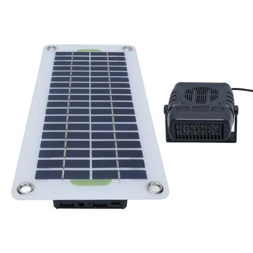 Solarpanel-Heizung, Tragbare 30-W-Raumheizung, Solarbetriebene Heizung mit Batteriebox-Set, Kompakt, Leicht, Temperaturkontrollsystem, Ideal für die Montage Im Auto, Haustierhaus – Bild 10